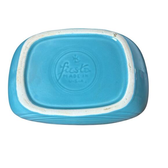 Fiesta Ware Large 2 Qt Turquoise Disc Pitcher Water Jug 7.25” Homer Laughlin - Picture 5 of 7